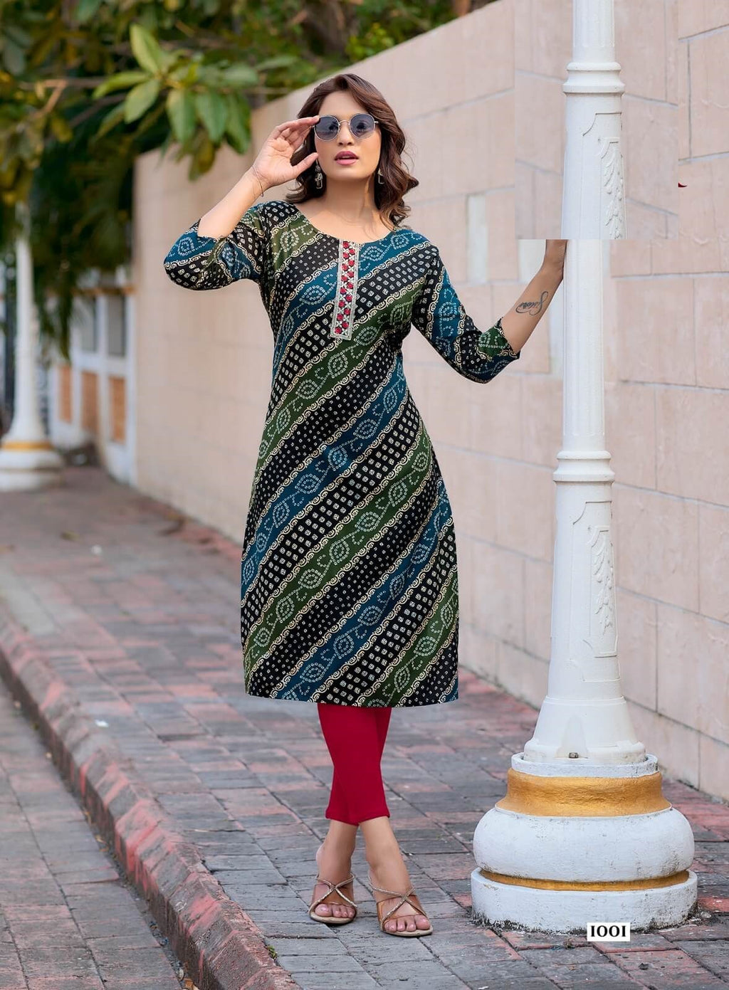 Casual Wear Mal Cotton Summer Kurti 1001