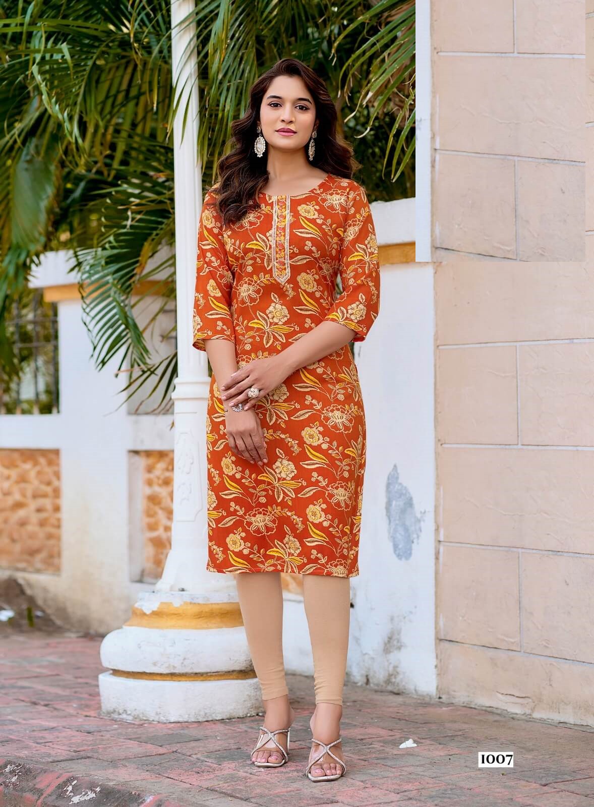 Casual Wear Mal Cotton Summer Kurti 1001