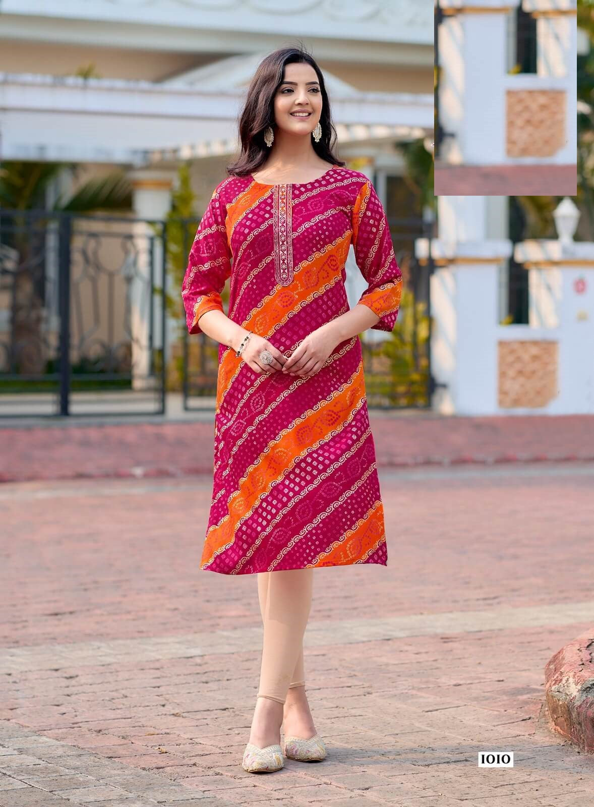 Casual Wear Mal Cotton Summer Kurti 1001