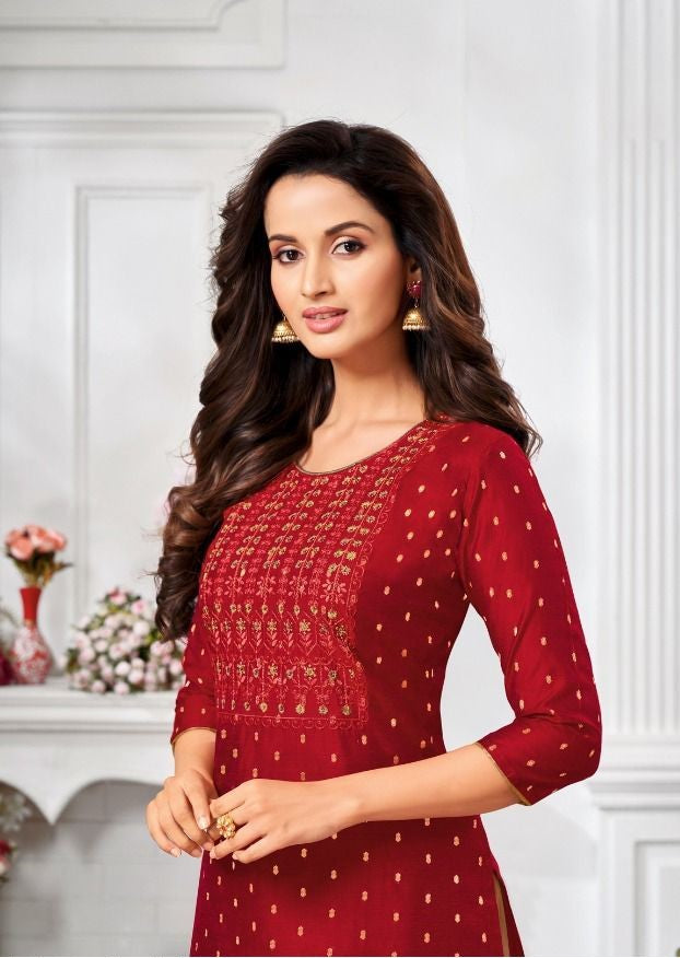 Modal Silk All Over Butti Kurti 40001