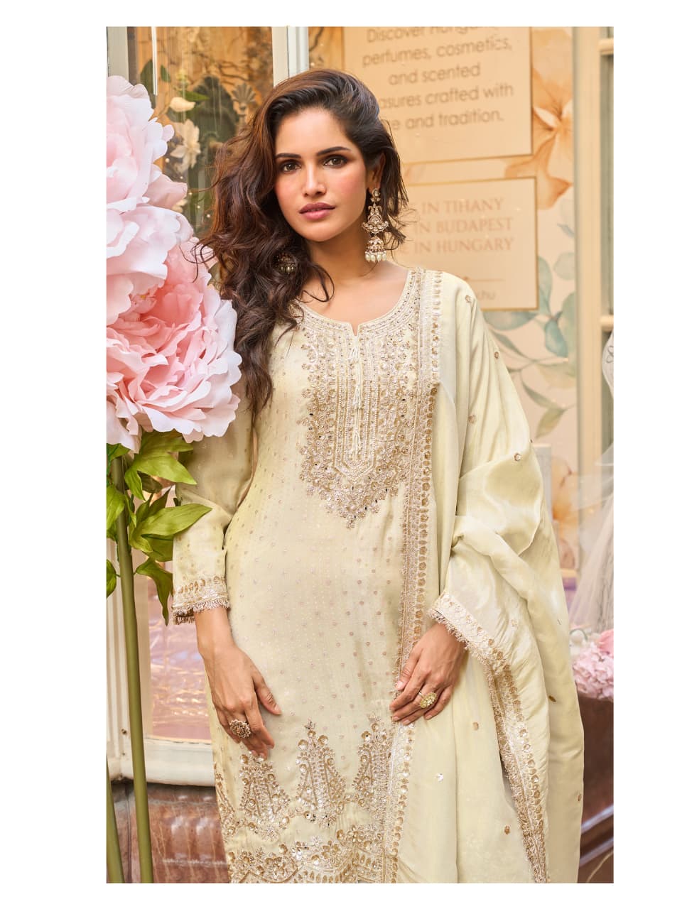 Shimmer Silk Wedding Sharara Suit 5857