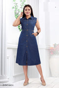 Chic Look Straight Fit Denim Kurti 6031