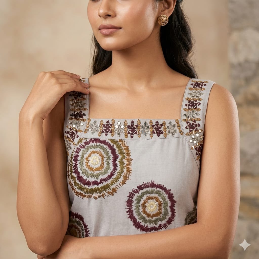 Vertican Silk Mirror Work Patola Print Festive Wear Suit 1011