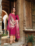 Red Soft Silk Hand Work Top & Banarasi Bottom With Silk Dupatta Suit 23204