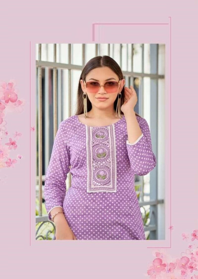 Pure Muslin Viscose Hand Work & Real Work Full Stitched Co-ord Set For Women 1001