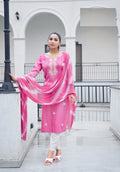 Casual Wear Lucknowi Work Kurta Set With Dupatta 1001