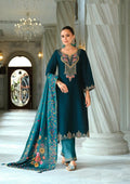 Festive Wear Hand Work Silk Suit With Organza Dupatta 27391