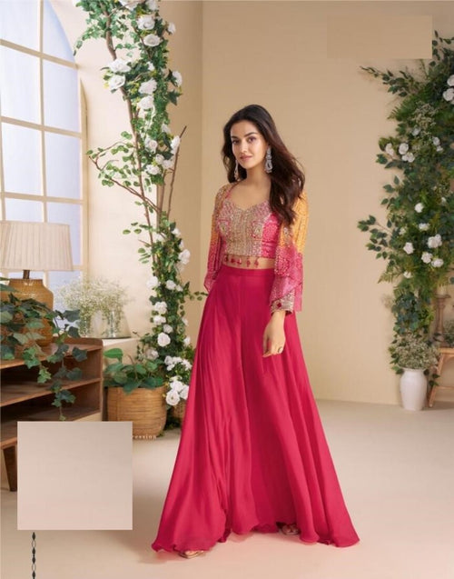 Chinon Silk Wedding & Ceremonial Indo-Western Collection 10045