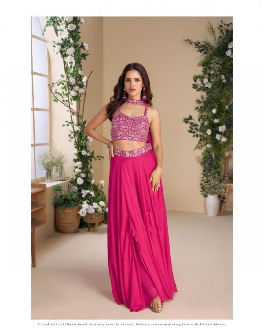 Chinon Silk Wedding & Ceremonial Indo-Western Collection 10045