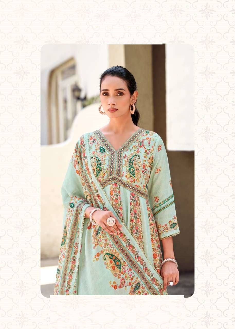 Muslin Silk Anarkali Suit 10571