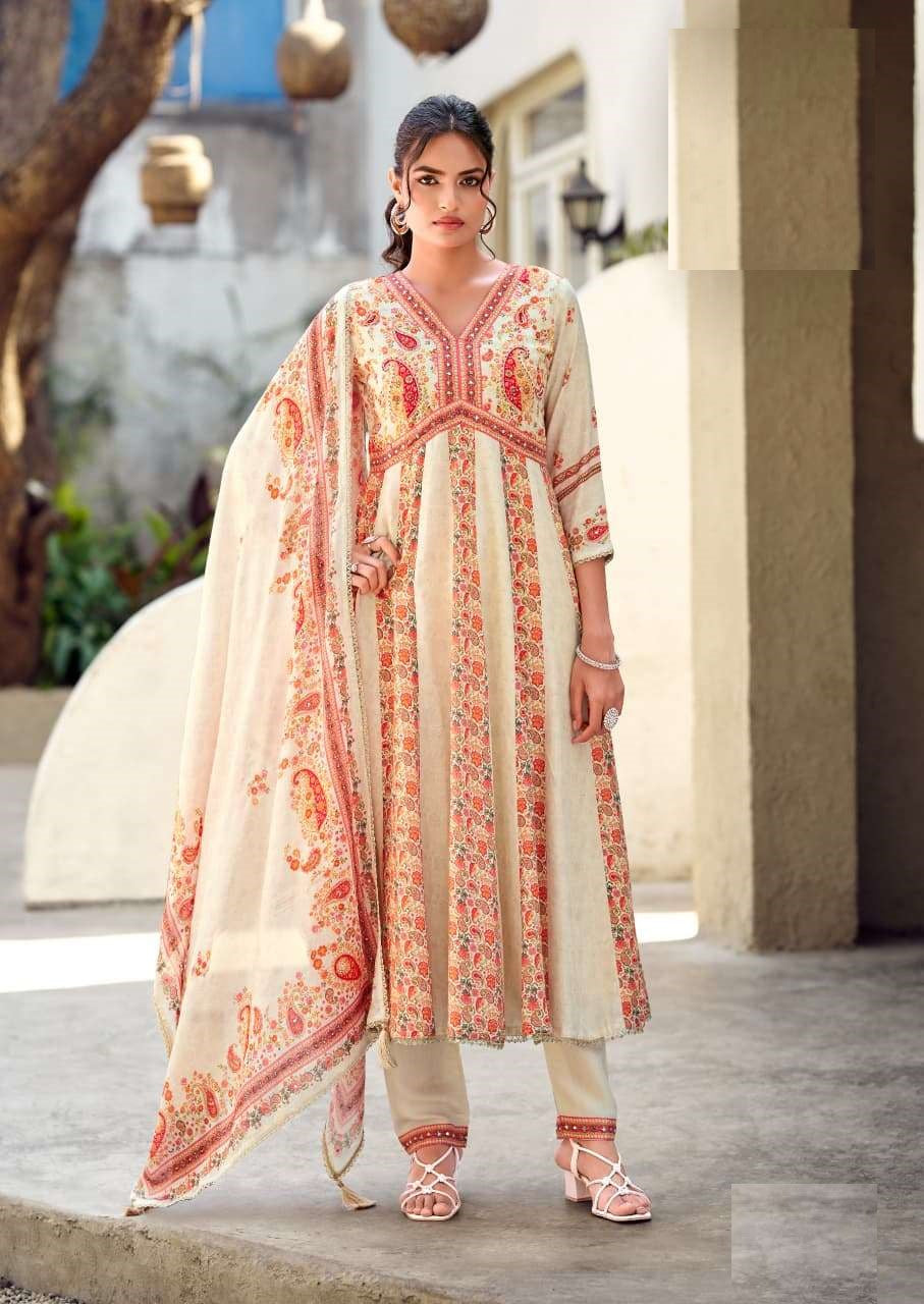 Muslin Silk Anarkali Suit 10571