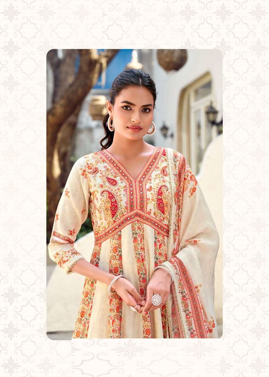 Muslin Silk Anarkali Suit 10571