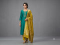 Shimmer Silk Hand Work Festive Suit 1311