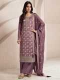 Jacquard Viscose Silk Semi Stitched Wedding Suit 70351