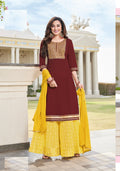 Full Stitched Heavy Embroidery Sharara Suit 1007