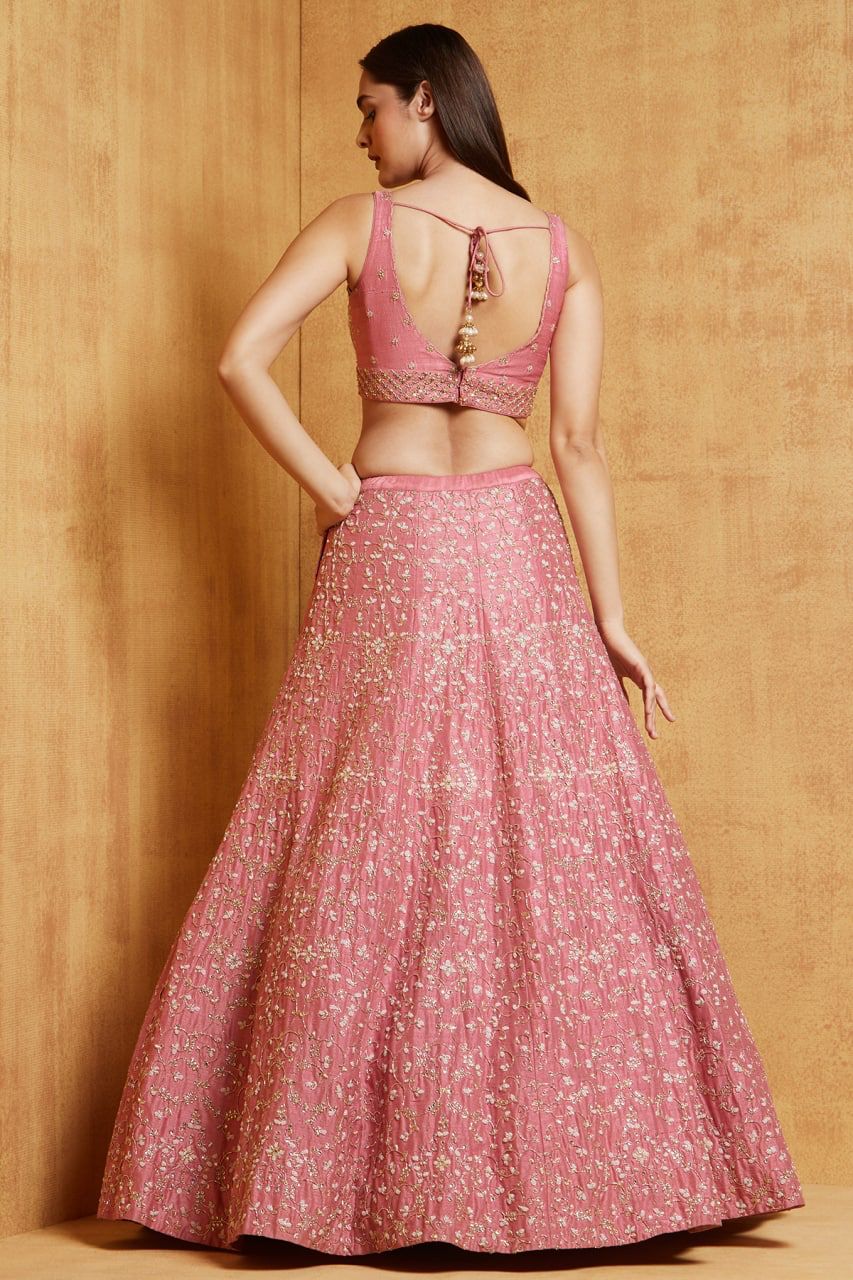 Heavy Net Wedding Lehenga 302
