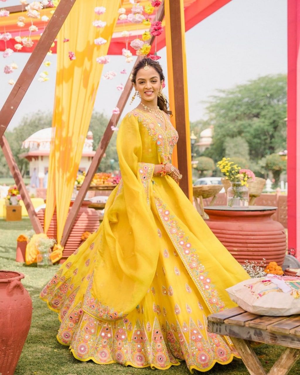 Yellow Wedding & Haldi Lehenga 321
