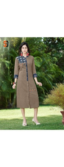 Rayon Trendy Kurti 1004