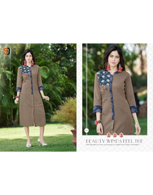 Rayon Trendy Kurti 1004